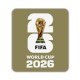 Patch Oro della Coppa del Mondo FIFA 2026 - Versione per Kit Chiaro  + €6,00 