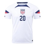Jesus Ferreira #20 USMNT Maglia Casa Coppa del Mondo 2022