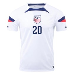Jesus Ferreira #20 USMNT Maglia Casa Coppa del Mondo 2022