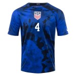 Tyler Adams #4 USMNT Maglia Trasferta Coppa del Mondo 2022