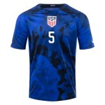 Antonee Robinson #5 USMNT Maglia Trasferta Coppa del Mondo 2022