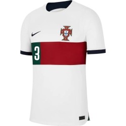 Pepe #3 Portogallo Maglia Trasferta Coppa del Mondo 2022