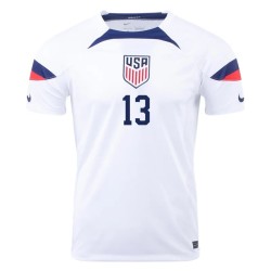 Maglia Casa Jordan Morris #13 USMNT Coppa del Mondo 2022