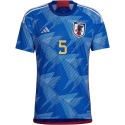 Yuto Nagatomo #5 Giappone Maglia Casa Coppa del Mondo 2022 Yuto Nagatomo #5 Giappone Maglia Casa Coppa del Mondo 2022