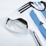Maglia Versione Giocatore Casa Campioni Argentina Coppa del Mondo 2022 - 3 Stella