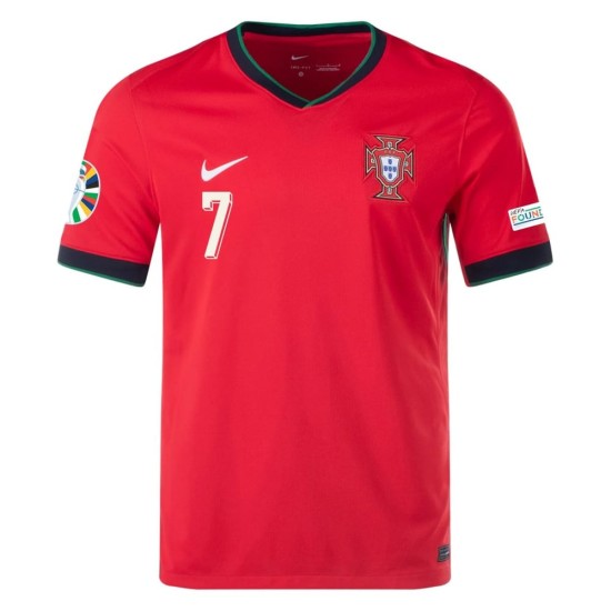 Maglia Casa Cristiano Ronaldo #7 Portogallo EURO 2024
