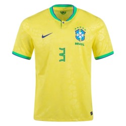 Thiago Silva #3 Brasile Maglia Casa Coppa del Mondo 2022