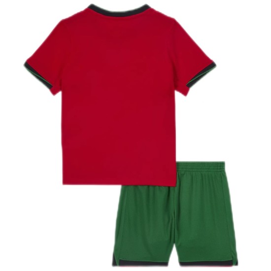 Maglia+Pantaloncini Casa Bambini Portogallo EURO 2024 Maglia+Pantaloncini Casa Bambini Portogallo EURO 2024