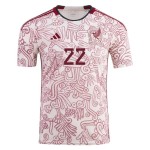 Hirving Lozano #22 Messico Maglia Trasferta Coppa del Mondo 2022