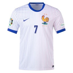 Maglia Trasferta Antoine Griezmann #7 Francia EURO 2024