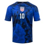 Christian Pulisic #10 USMNT Maglia Trasferta Coppa del Mondo 2022