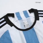 Maglia Versione Giocatore Casa Campioni Argentina Coppa del Mondo 2022 - 3 Stella