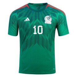 Orbelin Pineda #10 Messico Maglia Casa Coppa del Mondo 2022