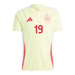 Maglia Trasferta LAMINE YAMAL #19 Spagna EURO 2024