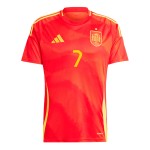 Maglia Casa Alvaro Morata #7 Spagna EURO 2024