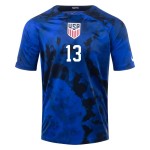 Jordan Morris #13 USMNT Maglia Trasferta Coppa del Mondo 2022