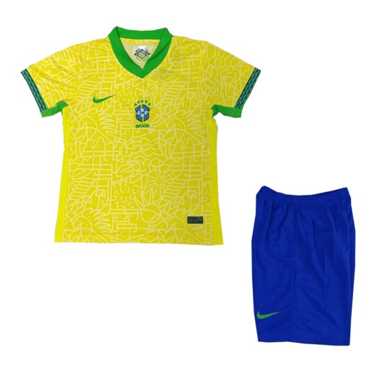 Maglia+Pantaloncini Casa Bambini Brasile Copa America 2024