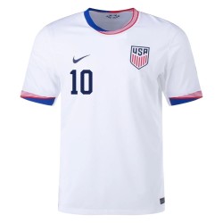 Maglia Casa Christian Pulisic #10 USMNT Copa America 2024