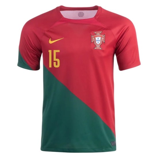 Rafael Leao #15 Portogallo Maglia Casa Coppa del Mondo 2022