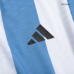 Maglia Versione Giocatore Casa 3 Stella Argentina Coppa del Mondo 2022