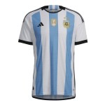 Maglia Versione Giocatore Casa Campioni Argentina Coppa del Mondo 2022 - 3 Stella