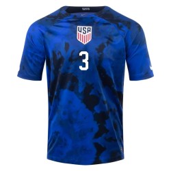 Walker Zimmerman #3 USMNT Maglia Trasferta Coppa del Mondo 2022