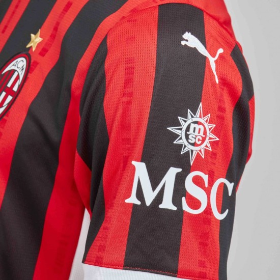 Maglia Casa Milan Uomo 2024/25 Maglia Casa Milan Uomo 2024/25