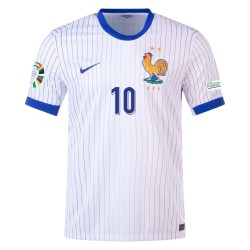 Maglia Trasferta Kylian Mbappe #10 Francia EURO 2024