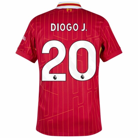 Donna Diogo Jota #20 Liverpool 2024/25 Maglia Casa