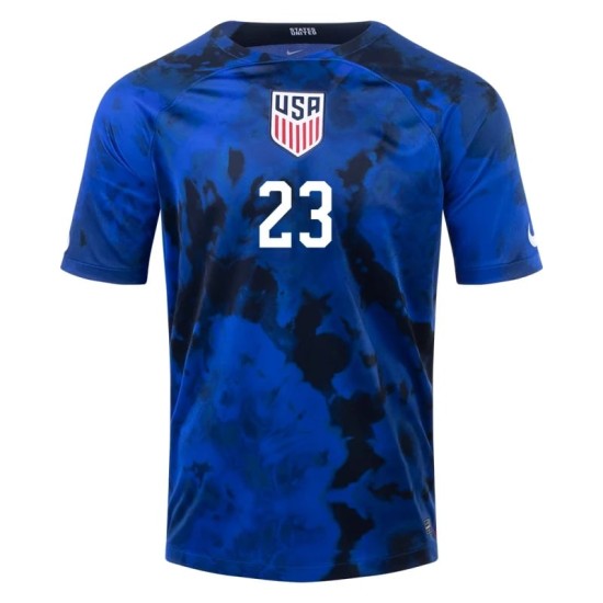 Kellyn Acosta #23 USMNT Maglia Trasferta Coppa del Mondo 2022