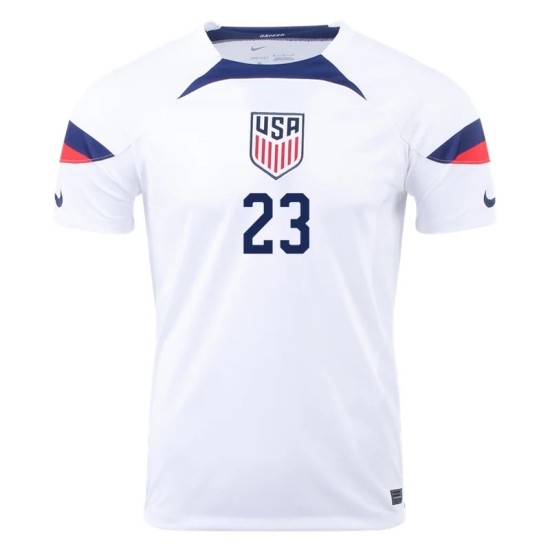 Kellyn Acosta #23 USMNT Maglia Casa Coppa del Mondo 2022