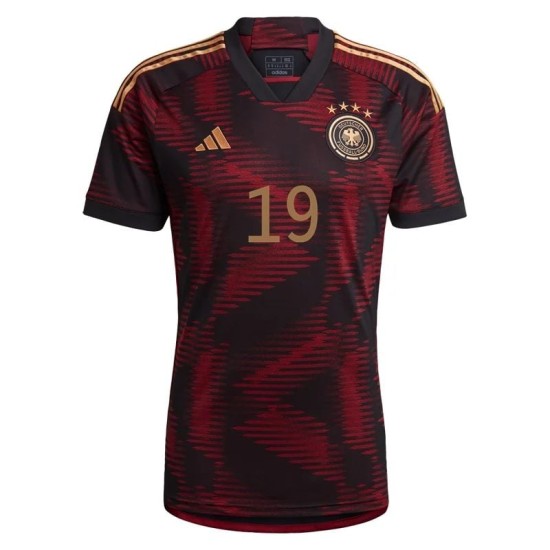 Leroy Sane #19 Germania Maglia Trasferta Coppa del Mondo 2022