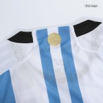 Maglia Versione Giocatore Casa Campioni Argentina Coppa del Mondo 2022 - 3 Stella