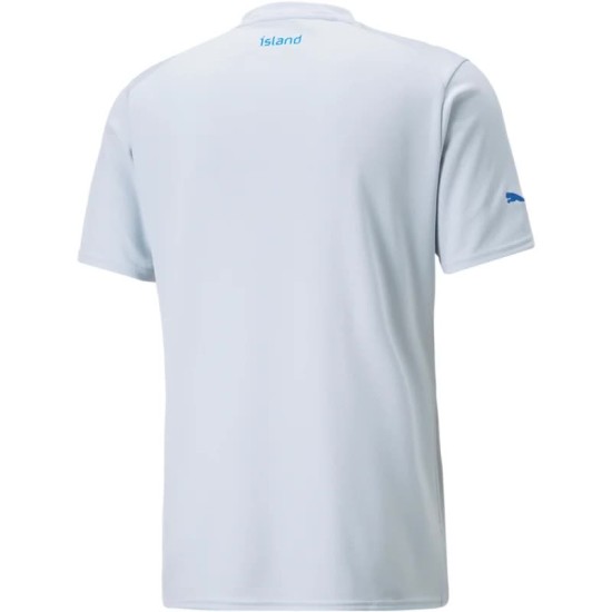 Maglia Trasferta Islanda Coppa del Mondo 2022