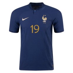 Karim Benzema #19 Francia Maglia Casa Coppa del Mondo 2022