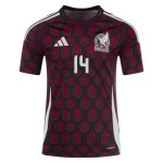 Maglia Casa Javier Hernandez Chicharito #14 Messico Copa America 2024