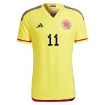 Juan Cuadrado #11 Colombia Maglia Casa Coppa del Mondo 2022