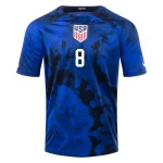 Maglia Trasferta Weston McKennie #8 USMNT Coppa del Mondo 2022