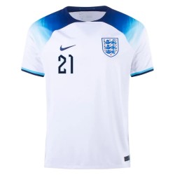 Phil Foden #21 Inghilterra Maglia Casa Coppa del Mondo 2022
