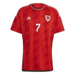 Joe Allen #7 Galles Maglia Casa Coppa del Mondo 2022