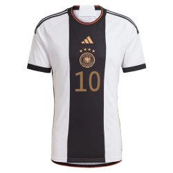 Serge Gnabry #10 Germania Maglia Casa Coppa del Mondo 2022