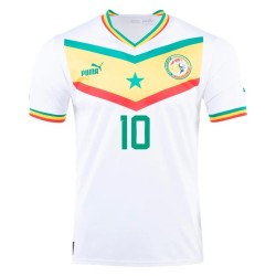 Sadio Mane #10 Senegal Maglia Casa Coppa del Mondo 2022 Sadio Mane #10 Senegal Maglia Casa Coppa del Mondo 2022