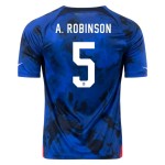 Antonee Robinson #5 USMNT Maglia Trasferta Coppa del Mondo 2022