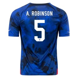 Antonee Robinson #5 USMNT Maglia Trasferta Coppa del Mondo 2022