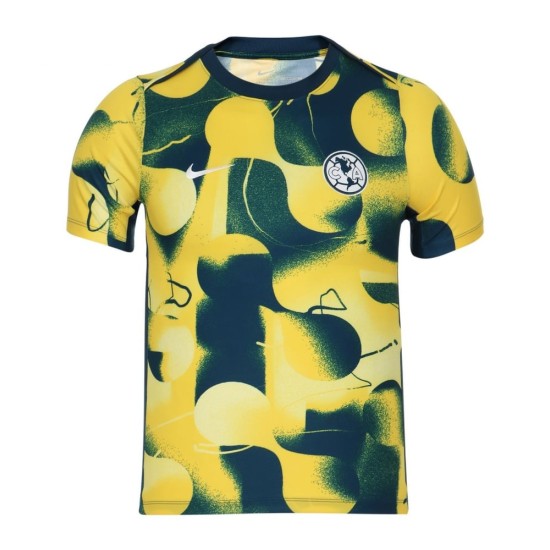 Bambino Club América 2024/25 Terza Prematch Maglia - Giallo