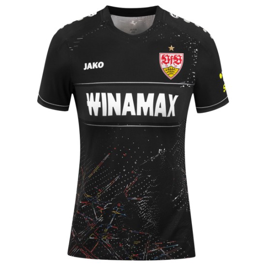 Maglia Trasferta VfB Stuttgart Donna 2024/25 - Nera Maglia Trasferta VfB Stuttgart Donna 2024/25 - Nera