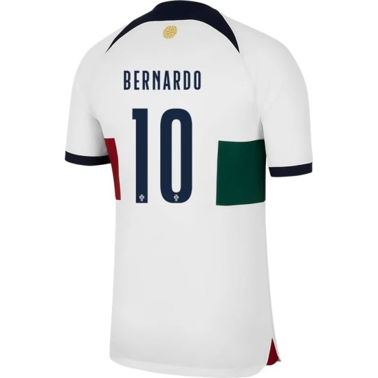 Bernardo Silva #10 Portogallo Maglia Trasferta Coppa del Mondo 2022