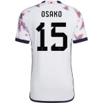 Yuya Osako #15 Giappone Maglia Trasferta Coppa del Mondo 2022 Yuya Osako #15 Giappone Maglia Trasferta Coppa del Mondo 2022