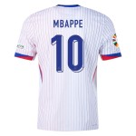 Maglia Versione Giocatore Trasferta Kylian Mbappe #10 Francia EURO 2024