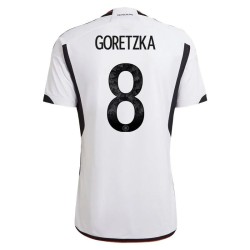 Leon Goretzka #8 Germania Maglia Casa Coppa del Mondo 2022